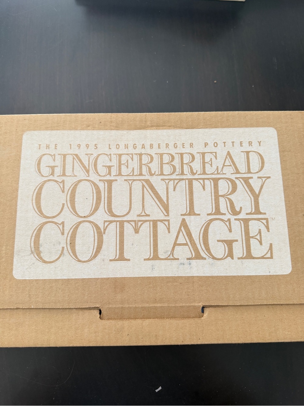 Longaberger Gingerbread Country Cottage Mold 1995
